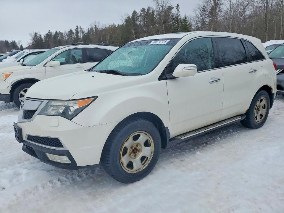 2012 Acura Mdx VIN 2HNYD2H66CH002731 — COPART salvage auction photo