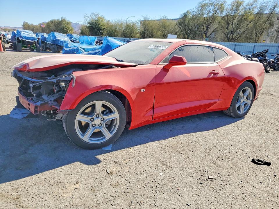 2023 Chevrolet Camaro VIN 1G1FB1RSXP0141370 COPART salvage auction — FRONT END, Nv - Salvage Title, sold $9,000 on 2026-07-09 (photo 1)