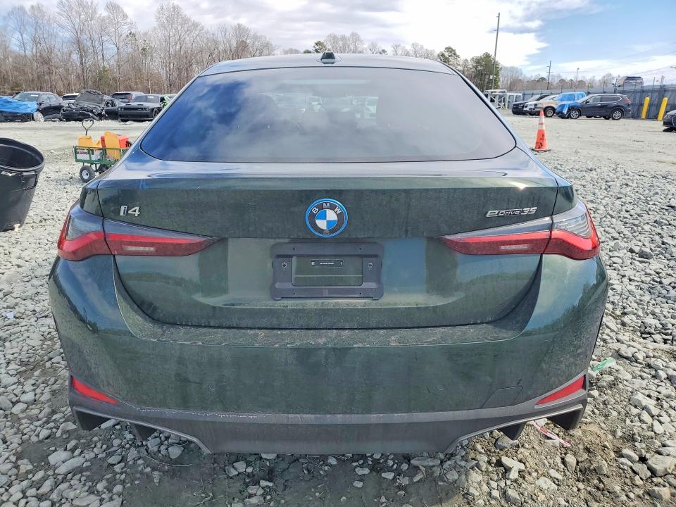 2023 BMW I4 VIN WBY43AW01PFR46491 COPART salvage auction — FRONT END, Nc - Salvage Certificate Of Title, sold $12,000 on 2026-07-29 (photo 6)