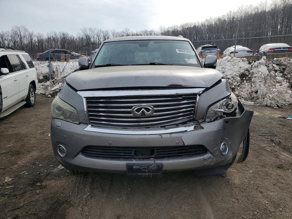 2014 Infiniti Qx80 VIN JN8AZ2NE2E9066549 COPART salvage auction — FRONT END, Md - Cert Of Salvage > 75% Damage, sold $400 on 2026-07-21 (photo 5)