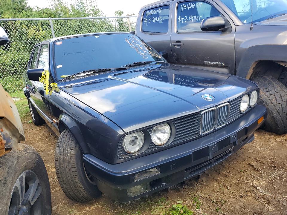 1989 BMW 3 series VIN WBAAD21060AF63647 COPART salvage auction — BURN, Gu - Salvage Certificate, sold $475 on 2026-07-27 (photo 4)