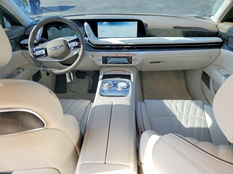 2025 Genesis G90 VIN KMTFC4SD6SU049774 COPART salvage auction — Rear End, CA - SALVAGE CERTIFICATE, sold $41,250 on 2026-03-18 (photo 8)