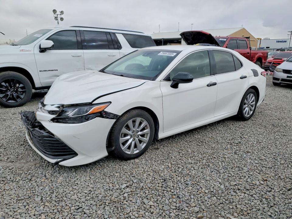 2018 Toyota Camry VIN JTNB11HK0J3052550 COPART salvage auction — FRONT END, CO - PUBLIC - SALVAGE TITLE, sold $3,100 on 2026-07-28 (photo 1)