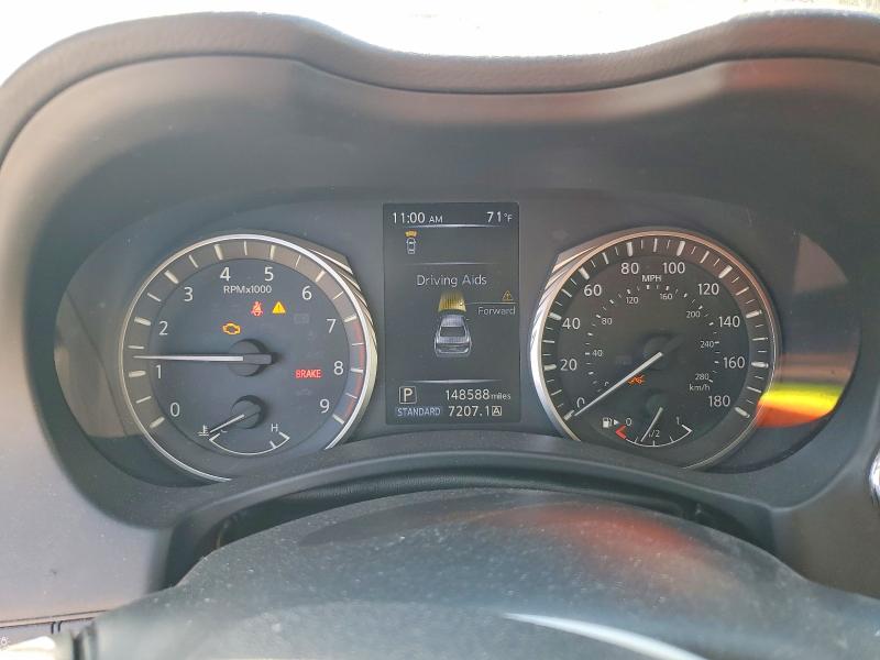 2019 Infiniti Q50 VIN JN1EV7AP2KM517942 COPART salvage auction — FRONT END, Tx - Salvage Vehicle Title, sold $2,450 on 2026-07-31 (photo 9)