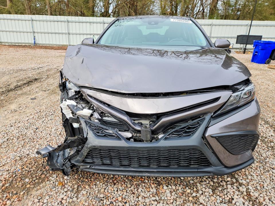 2024 Toyota Camry VIN 4T1G11AK9RU907560 COPART salvage auction — FRONT END, Nc - Salvage Certificate Of Title, sold $425 on 2026-07-03 (photo 5)