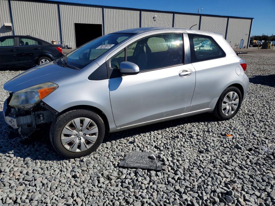 2012 Toyota Yaris VIN JTDJTUD30CD535883 COPART salvage auction — FRONT END, Fl - Cert Of Title Slvg Rebuildable, sold $1,600 on 2026-07-22 (photo 1)