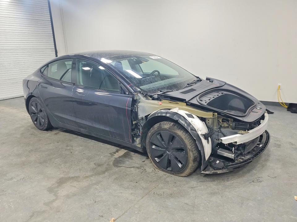 2024 Tesla Model 3 VIN 5YJ3E1EB4RF755309 COPART salvage auction — FRONT END, VA - CERT OF TITLE - SALVAGE, sold $13,700 on 2026-07-23 (photo 4)