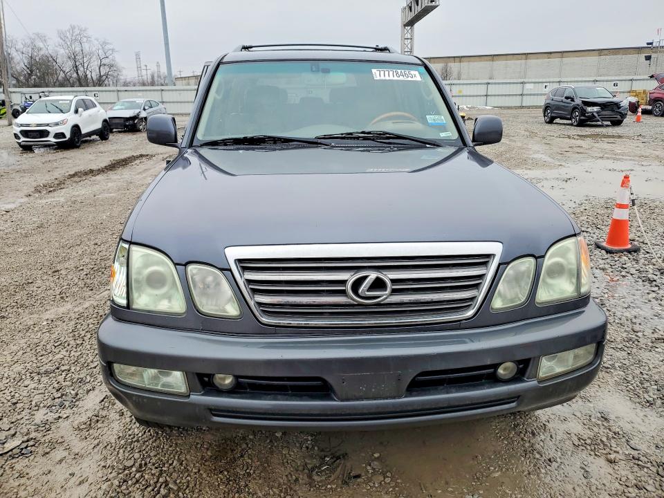 2004 Lexus Lx 470 VIN JTJHT00W543537835 COPART salvage auction — FRONT END, Mt - Certificate Of Title, sold $2,000 on 2026-07-07 (photo 5)