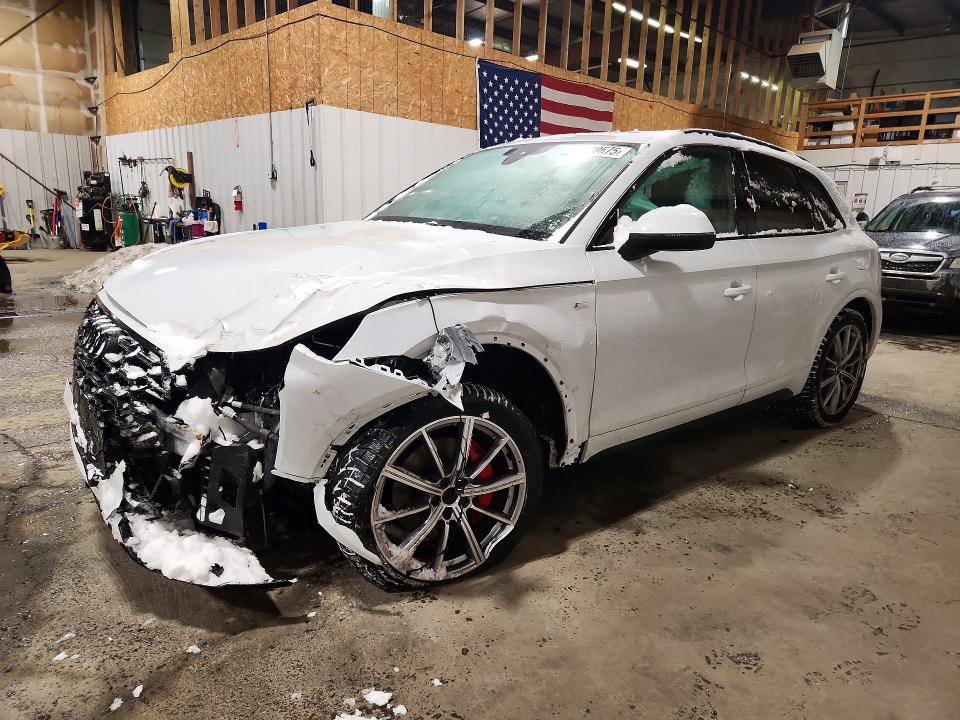 2024 Audi Q5 VIN WA1E2AFY8R2079061 COPART salvage auction — FRONT END, Ak - Bill Of Sale- Salvage, sold $12,000 on 2026-08-04 (photo 1)