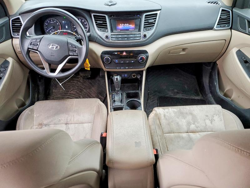 2016 Hyundai Tucson VIN KM8J23A41GU032679 COPART salvage auction — REAR END, Ma - Cert Of Title-Salvage, sold $2,300 on 2026-07-02 (photo 8)