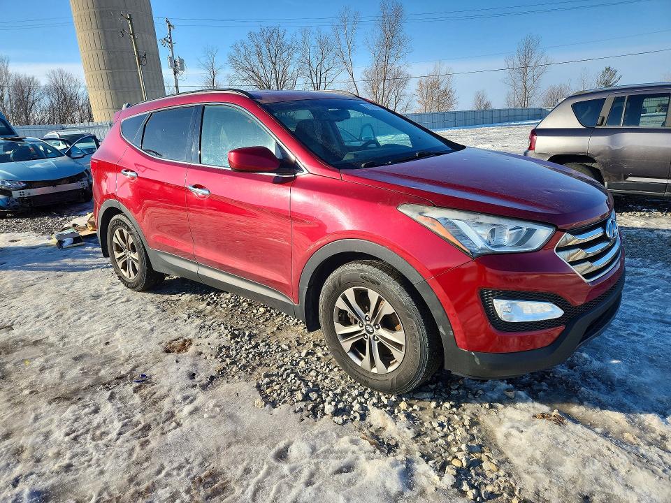 2015 Hyundai Santa fe VIN 5XYZU3LB7FG297961 COPART salvage auction — BURN, MI - CERTIFICATE OF TITLE, sold $925 on 2026-07-09 (photo 4)