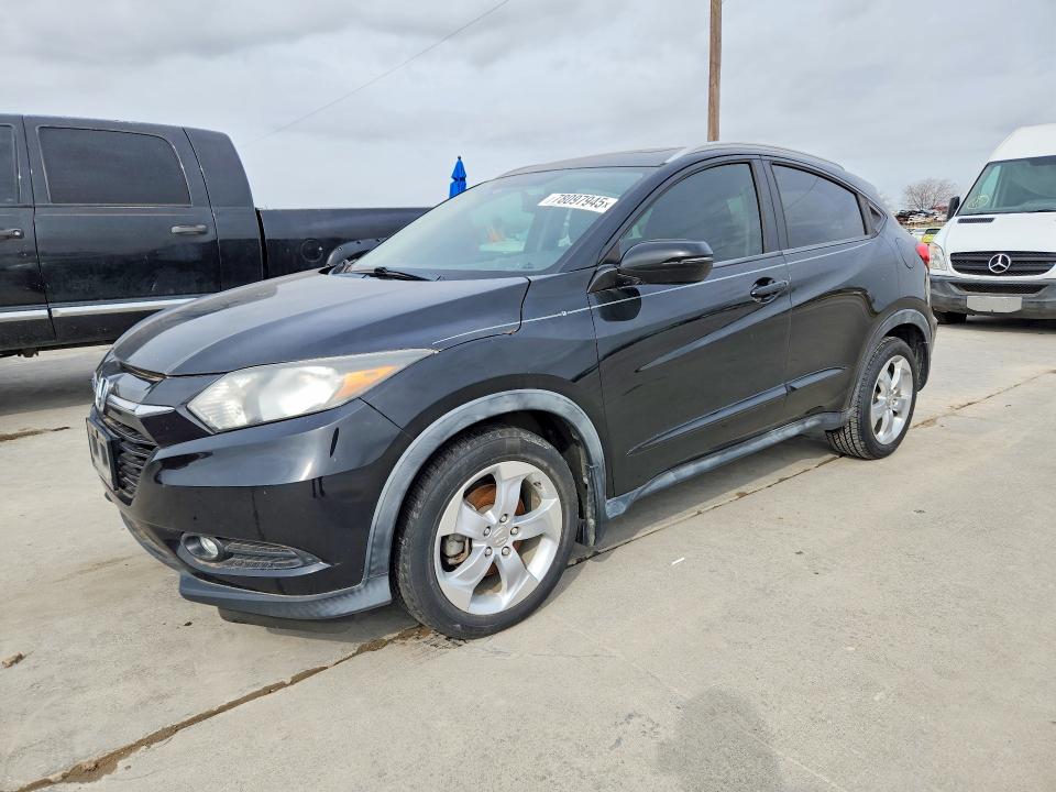 2016 Honda Hr-v VIN 3CZRU5H77GM724294 COPART salvage auction — MINOR DENT/SCRATCHES, Tx - Certificate Of Title, sold $3,400 on 2026-07-27 (photo 1)