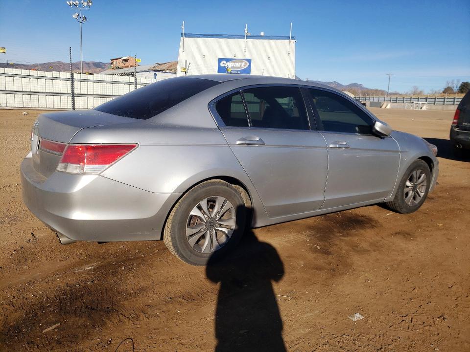 2012 Honda Accord VIN 1HGCP2F64CA132159 COPART salvage auction — SIDE, Salvage Title, sold $275 on 2026-07-22 (photo 3)