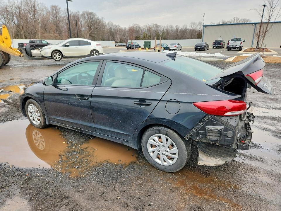 2017 Hyundai Elantra VIN KMHD74LF3HU431744 COPART salvage auction — REAR END, Md - Cert Of Salvage > 75% Damage, sold $1,650 on 2026-07-17 (photo 2)