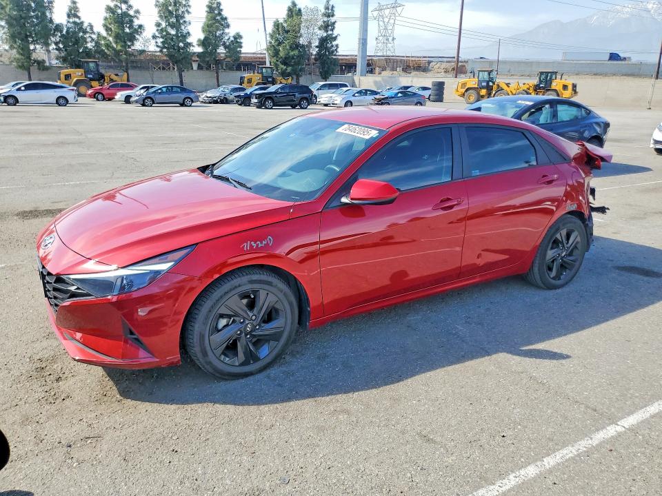 2022 Hyundai Elantra VIN KMHLS4AG3NU244862 COPART salvage auction — REAR END, Ca - Salvage Certificate, sold $2,800 on 2026-07-09 (photo 1)