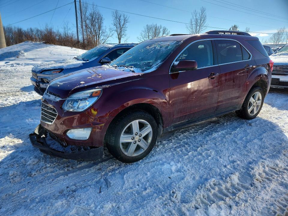 2016 Chevrolet Equinox VIN 2GNFLFEK3G6168092 COPART salvage auction — FRONT END, Mi - Certificate Of Title, sold $800 on 2026-07-09 (photo 1)
