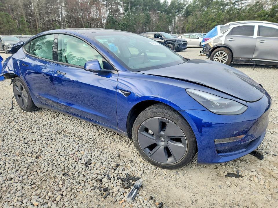 2021 Tesla Model 3 VIN 5YJ3E1EB9MF068125 COPART salvage auction — REAR END, WV - SALVAGE CERTIFICATE, sold $3,600 on 2026-07-16 (photo 4)