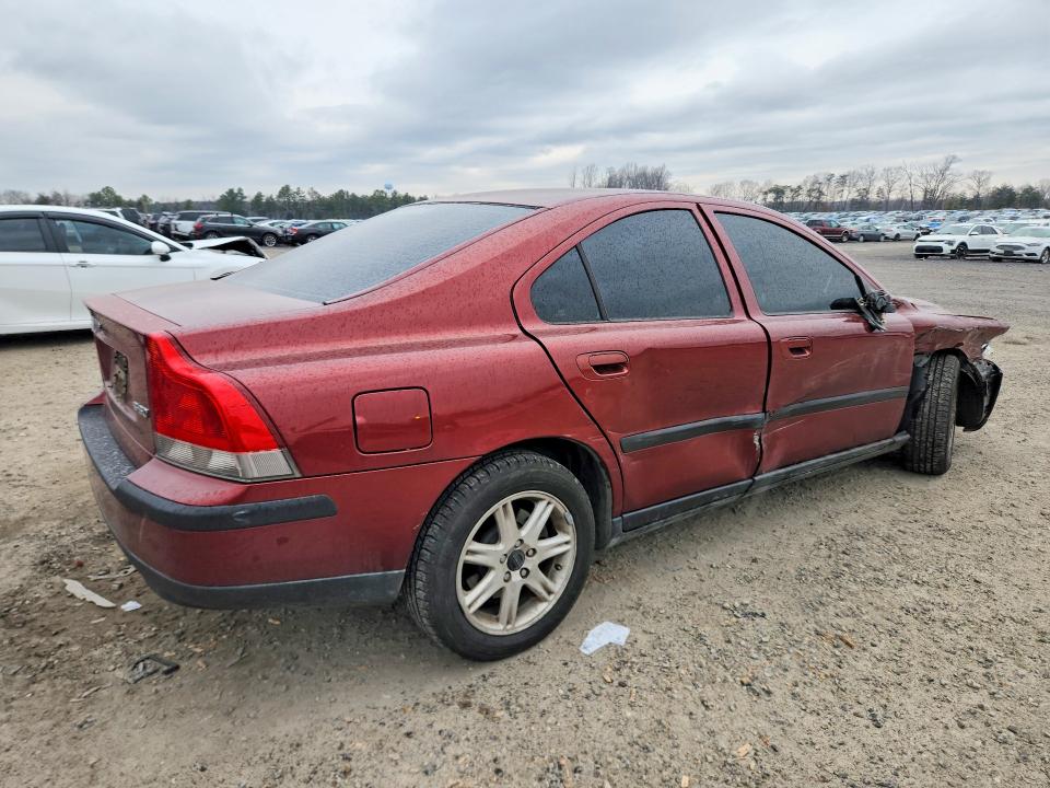 2002 Volvo S60 VIN YV1RS61R122170306 COPART salvage auction — FRONT END, Va - Cert Of Title - Salvage, sold $325 on 2026-07-15 (photo 3)