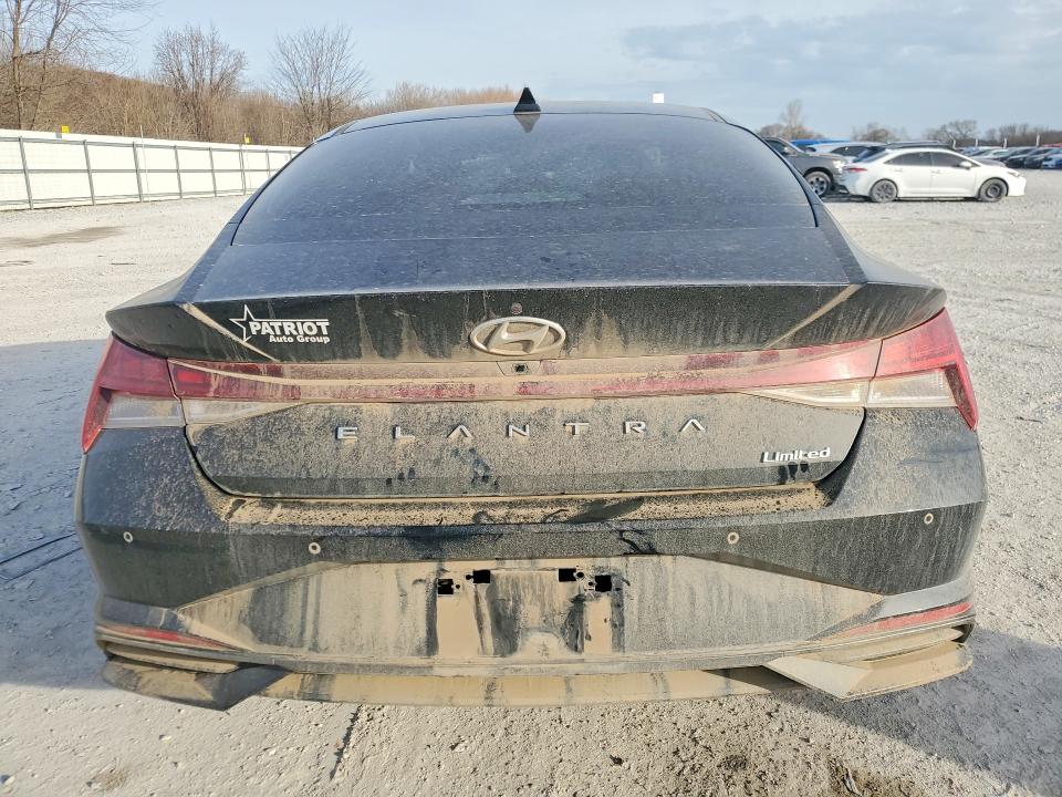 2021 Hyundai Elantra VIN KMHLP4AG3MU172125 COPART salvage auction — FRONT END, Ok - Cert Of Title-Salvage, sold $4,100 on 2026-07-08 (photo 6)