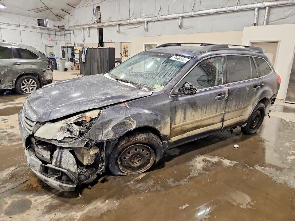 2012 Subaru Outback VIN 4S4BRBCC6C3229989 COPART salvage auction — FRONT END, Vt - Cert Of Title-Salvage Vehicle, sold $250 on 2026-07-08 (photo 1)