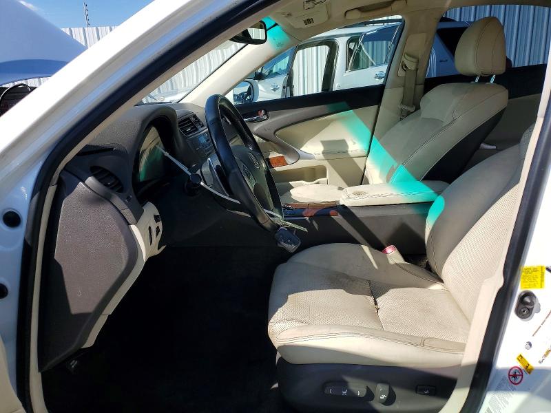 2012 Lexus Is VIN JTHCF5C21C5059490 COPART salvage auction — FRONT END, In - Certificate Of Title (P), sold $2,150 on 2026-07-02 (photo 7)