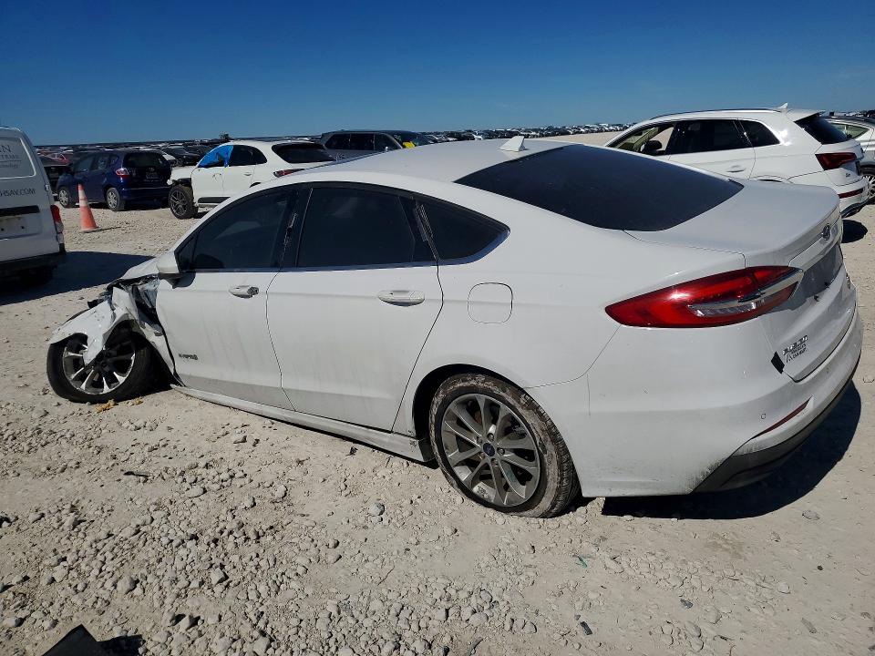 2019 Ford Fusion VIN 3FA6P0LU4KR104987 COPART salvage auction — FRONT END, Tx - Salvage Vehicle Title, sold $1,400 on 2026-07-02 (photo 2)