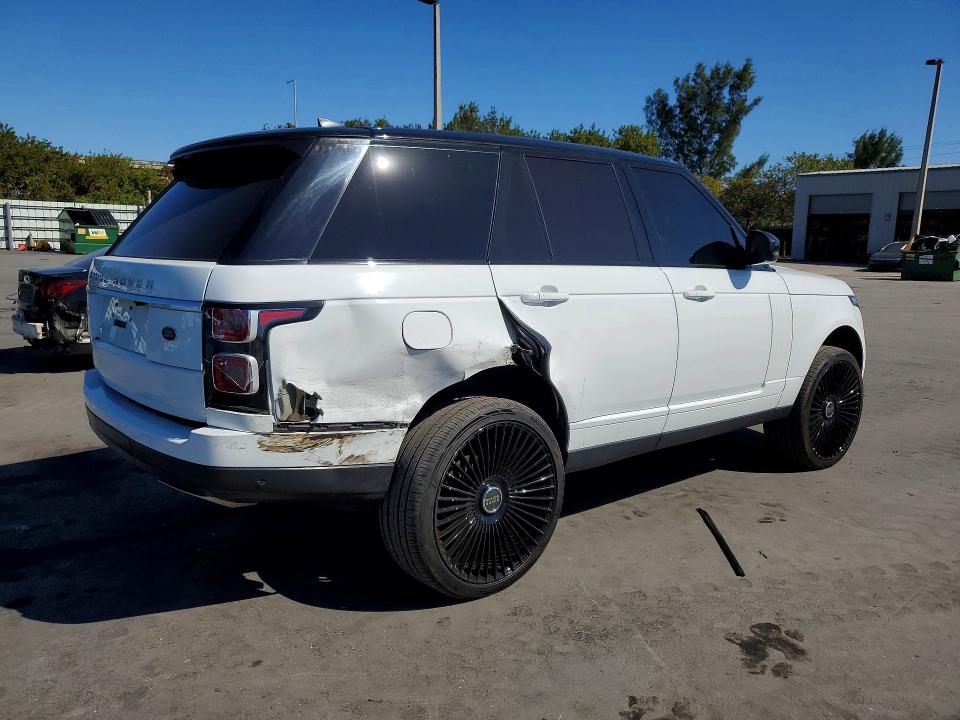 2018 Land rover RANGE ROVER VIN SALGS2SV3JA391842 COPART salvage auction — REAR END, Salvage Title, sold $8,800 on 2026-07-20 (photo 3)
