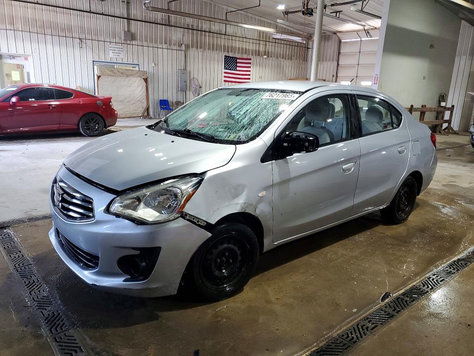 2017 Mitsubishi Mirage VIN ML32F3FJ9HHF08754 COPART salvage auction — FRONT END, Salvage Title, sold $975 on 2026-07-20 (photo 1)