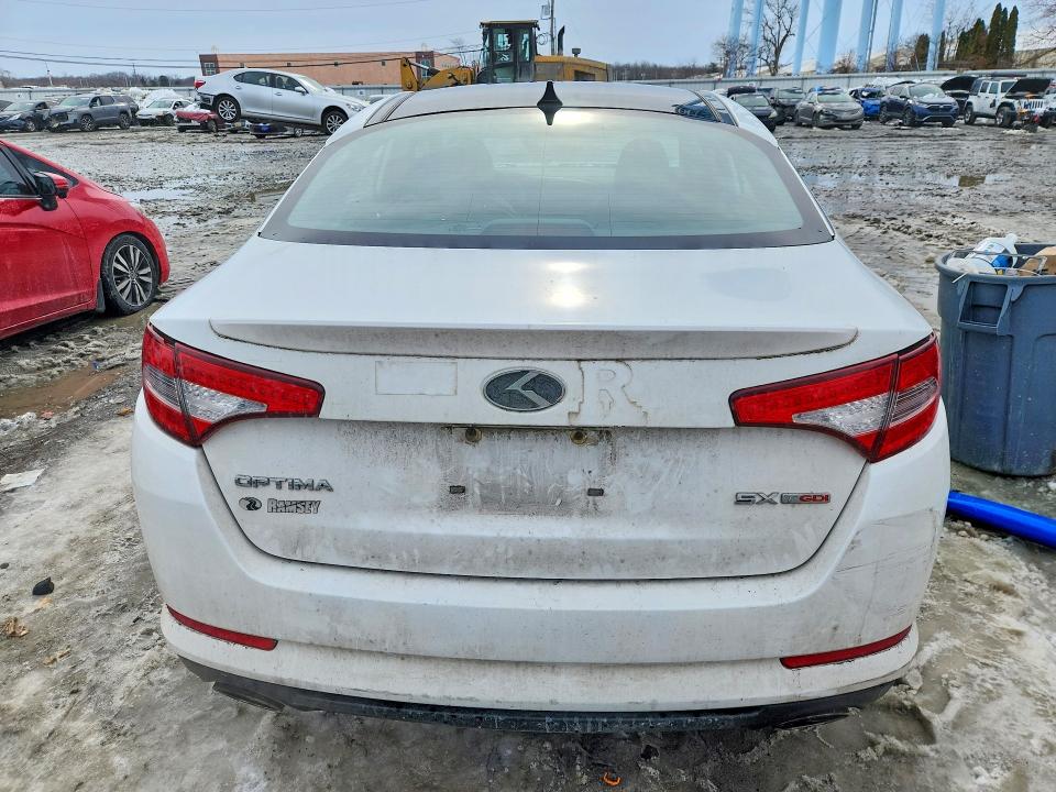 2012 Kia Optima VIN 5XXGR4A67CG008971 COPART salvage auction — FRONT END, Nj - Cert Of Title-Salvage, sold $475 on 2026-07-27 (photo 6)