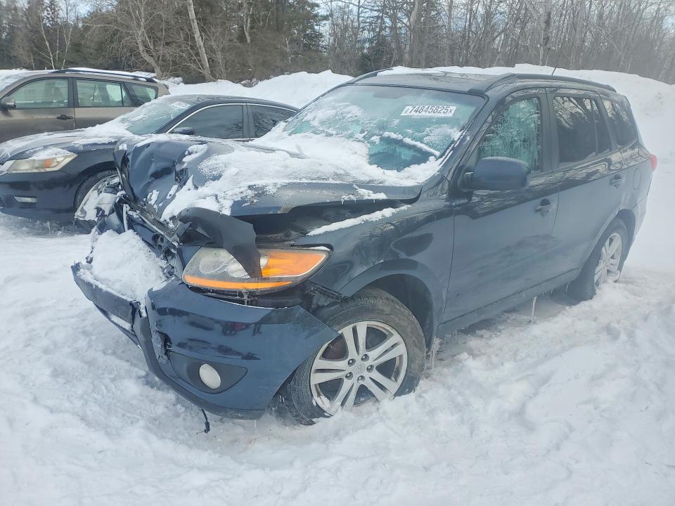 2011 Hyundai Santa fe VIN 5XYZGDAG9BG040712 COPART salvage auction — FRONT END, On - Permit Salvage, sold $700 on 2026-07-16 (photo 1)