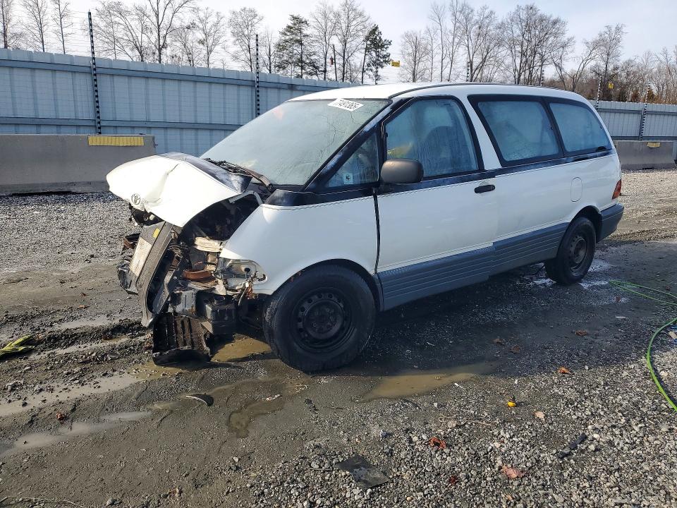 1991 Toyota PREVIA VIN JT3AC11R2M0029122 COPART salvage auction — FRONT END, Sc - Non-Reb & Rem Salvage Title, sold $350 on 2026-07-15 (photo 1)
