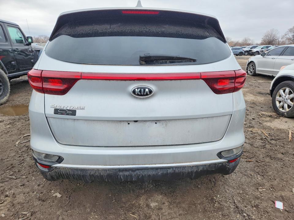 2022 Kia Sportage VIN KNDPMCAC0N7965047 COPART salvage auction — INTERIOR BURN, IN - CERT OF TITLE-SALVAGE TITLE, sold $3,900 on 2026-07-13 (photo 6)