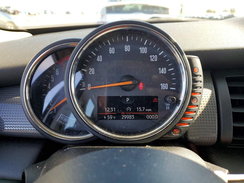 2017 Mini Cooper VIN WMWXU1C38H2F77082 COPART salvage auction — REAR END, Ca - Salvage Certificate, sold $2,850 on 2026-07-08 (photo 9)