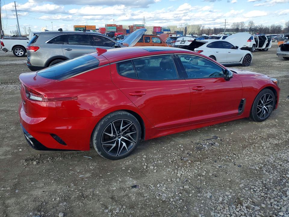 2022 Kia Stinger VIN KNAE35LD1N6109495 COPART salvage auction — FRONT END, Oh - Cert Of Title-Salvage, sold $1,550 on 2026-07-21 (photo 3)