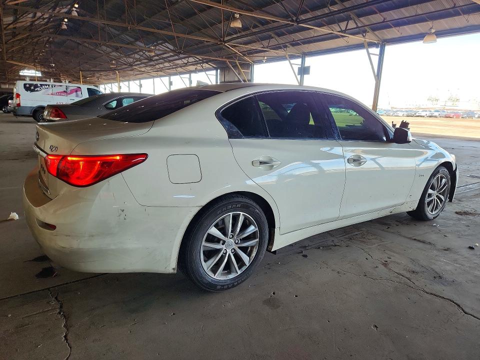 2017 Infiniti Q50 VIN JN1CV7AP8HM642427 COPART salvage auction — FRONT END, Salvage Title, sold $1,450 on 2026-08-03 (photo 3)