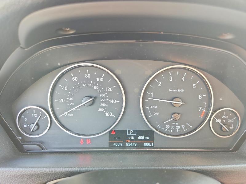 2013 BMW 3er VIN WBA3A5G58DNP26459 COPART salvage auction — WATER/FLOOD, Ca - Salvage Certificate, sold $1,350 on 2026-07-10 (photo 9)