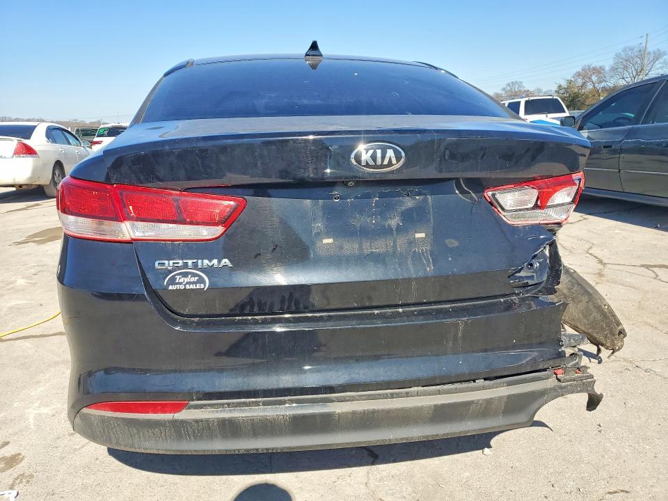 2016 Kia Optima VIN 5XXGT4L38GG073757 COPART salvage auction — REAR END, Tn - Salvage Certificate, sold $1,100 on 2026-07-20 (photo 6)