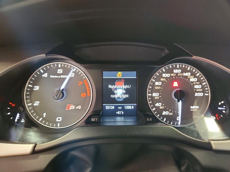 2012 Audi S4 VIN WAUMGAFL8CA047471 COPART salvage auction — FRONT END, Id - Salvage Certificate Of Title, sold $125 on 2026-07-07 (photo 9)