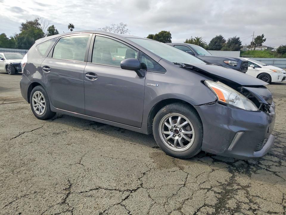 2014 Toyota Prius v VIN JTDZN3EU9EJ006967 COPART salvage auction — FRONT END, Ca - Salvage Certificate, sold $1,150 on 2026-07-31 (photo 4)