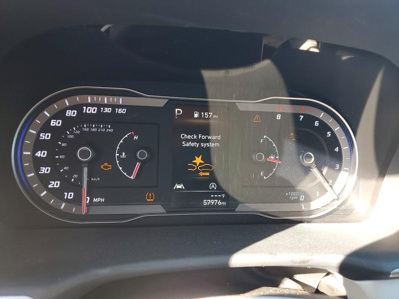 2024 Hyundai Tucson VIN 5NMJACDEXRH375884 COPART salvage auction — FRONT END, Tn - Salvage Certificate, sold $7,300 on 2026-07-09 (photo 9)