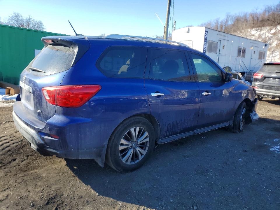 2018 Nissan Pathfinder VIN 5N1DR2MN7JC646706 COPART salvage auction — FRONT END, Nc - Salvage Certificate Of Title, sold $325 on 2026-07-28 (photo 3)