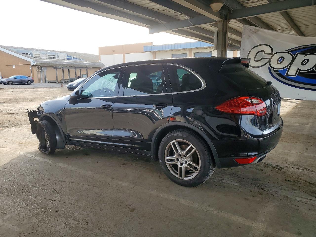 2012 Porsche Cayenne VIN WP1AA2A28CLA09706 COPART salvage auction — Unknown, CA - DIS/DLR/EXP ONLY CLEAN TITLE, sold $3,000 on 2026-03-17 (photo 2)