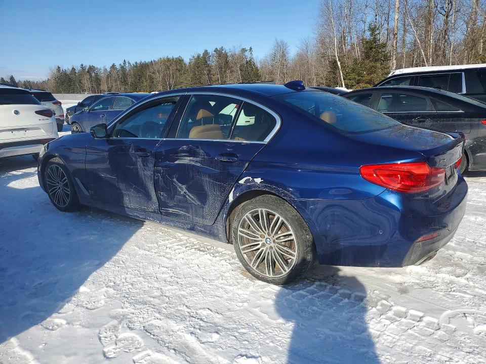 2019 BMW 5er VIN WBAJA7C51KG909812 COPART salvage auction — SIDE, Salvage Title, sold $10,000 on 2026-07-14 (photo 2)