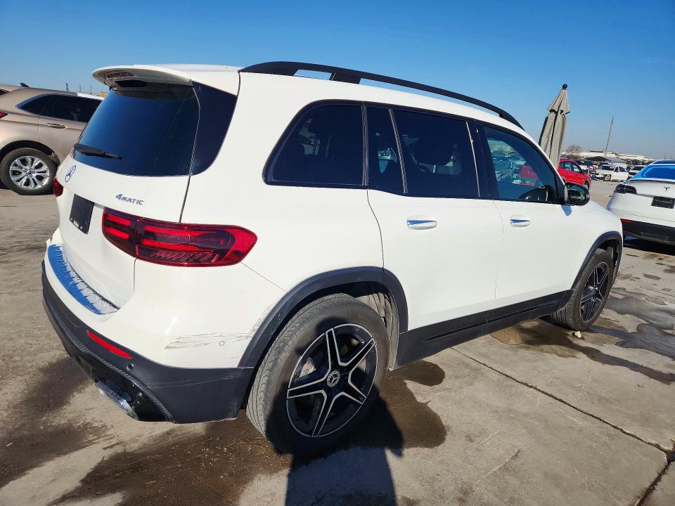 2024 Mercedes-benz Glb VIN W1N4M4HB4RW374763 COPART salvage auction — REAR END, Tx - Certificate Of Title, sold $10,200 on 2026-07-09 (photo 3)