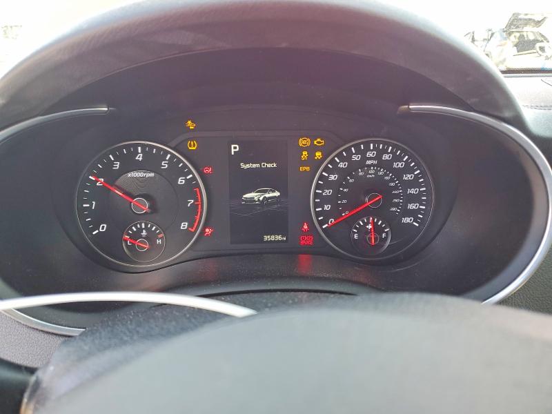 2022 Kia Stinger VIN KNAE35LD1N6109495 COPART salvage auction — FRONT END, Oh - Cert Of Title-Salvage, sold $1,550 on 2026-07-21 (photo 9)