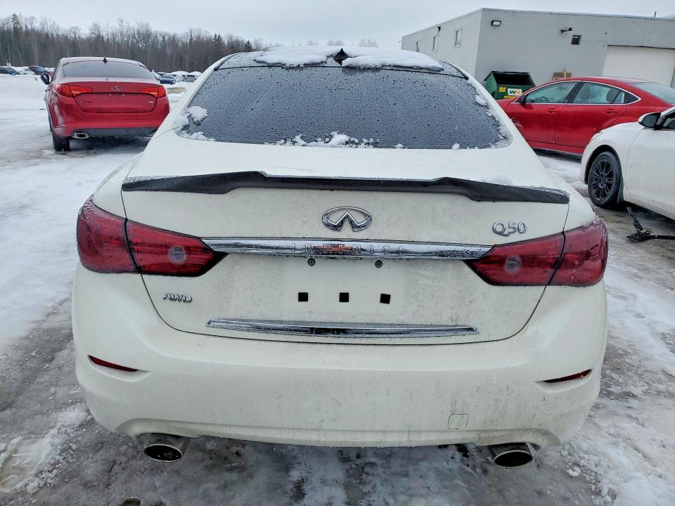 2017 Infiniti Q50 VIN JN1EV7AR3HM838978 COPART salvage auction — FRONT END, ON - PERMIT SALVAGE, sold $300 on 2026-07-28 (photo 6)