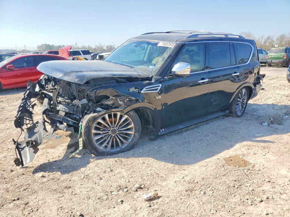 2017 Nissan Armada VIN JN8AY2NF0H9304415 COPART salvage auction — FRONT END, Tx - Salvage Vehicle Title, sold $2,850 on 2026-07-10 (photo 1)