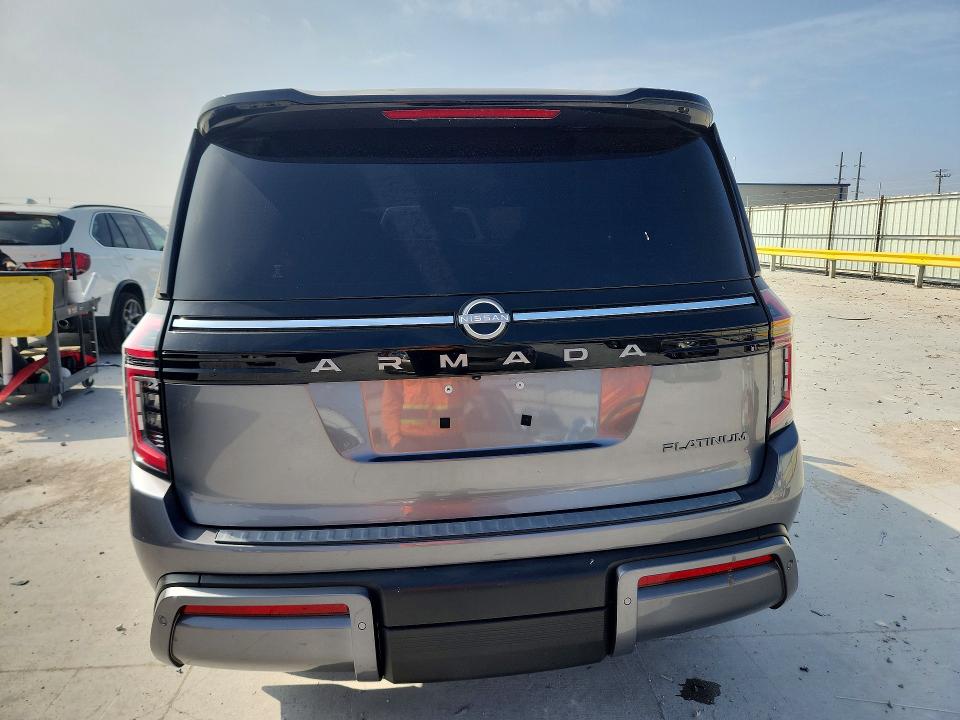 2026 Nissan Armada VIN JN8AY3EA3T9015001 COPART salvage auction — SIDE, TX - SALVAGE VEHICLE TITLE, sold $47,250 on 2026-07-02 (photo 6)