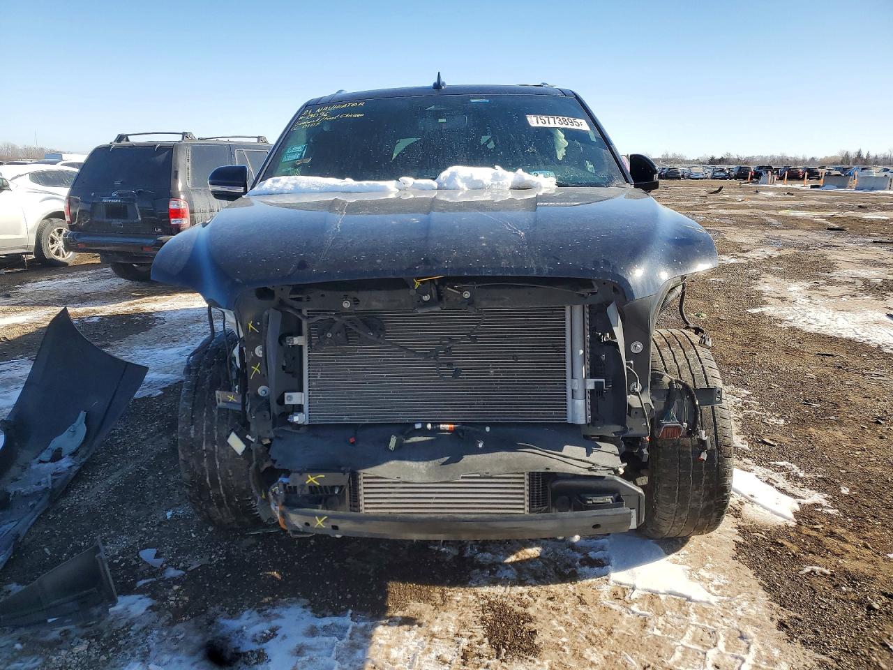 2024 Lincoln Navigator VIN 5LMJJ3NG6REL12471 COPART salvage auction — Front End, IL - SALVAGE CERTIFICATE, sold $15,100 on 2026-07-02 (photo 5)