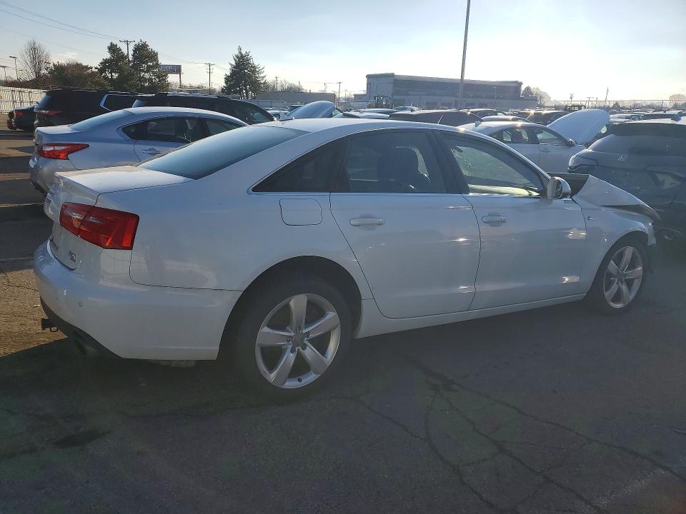 2012 Audi A6 VIN WAUGGAFC8CN137418 COPART salvage auction — FRONT END, Oh - Cert Of Title-Salvage, sold $425 on 2026-07-10 (photo 3)